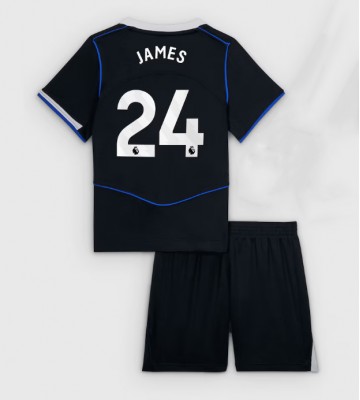 Chelsea Reece James #24 Replika Tredje Tröja Barn 2025-26 Kortärmad (+ Korta byxor)